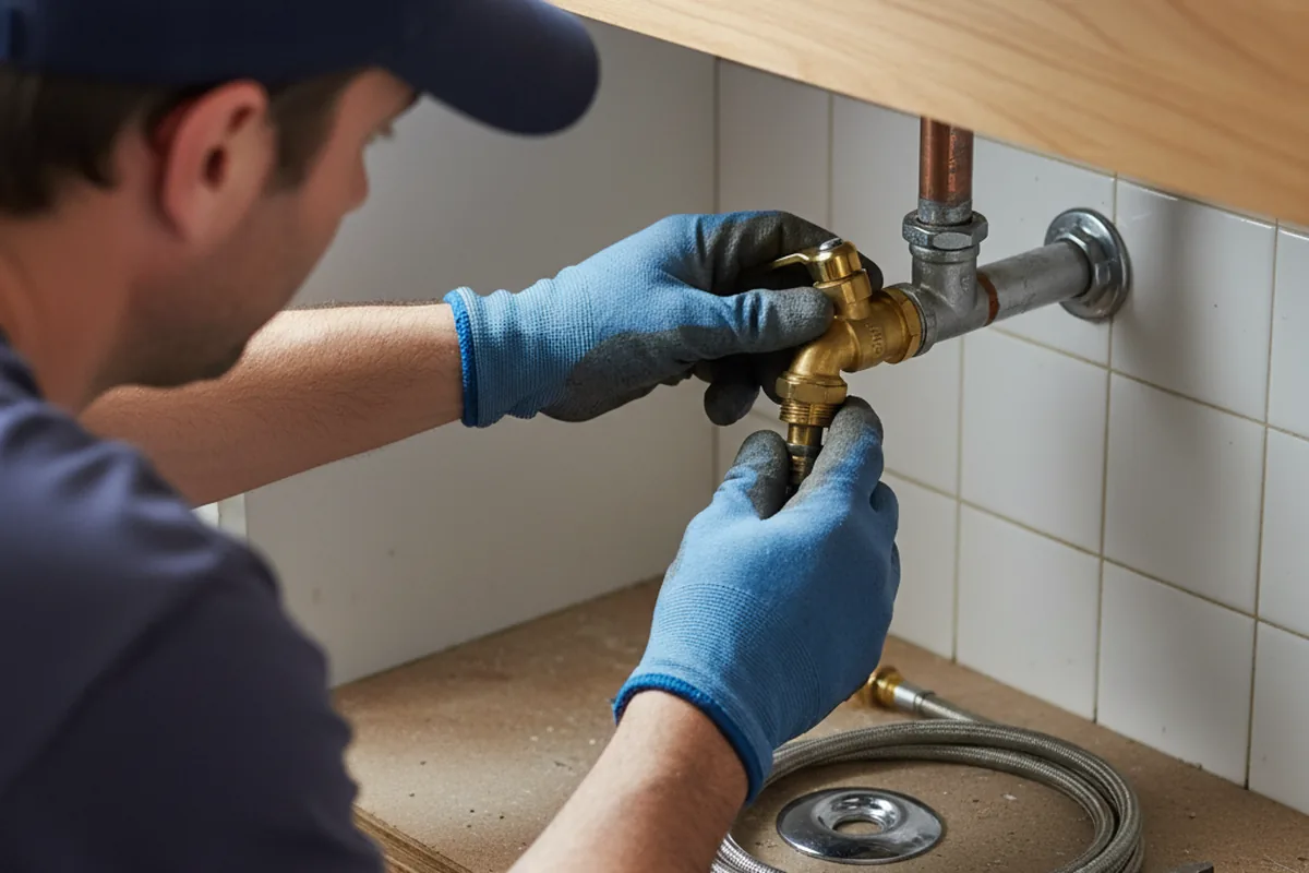 Shutoff valve and fitting work during Emergency Plumbing in Mount Sterling
